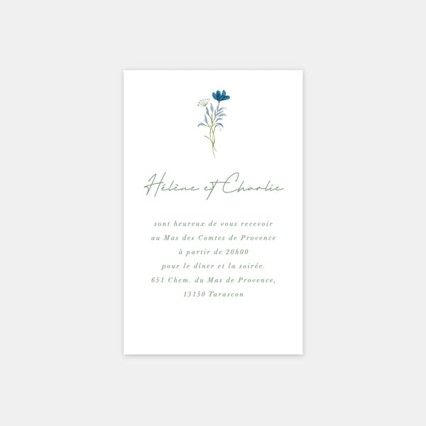 Wedding invitation card with country coat of arms