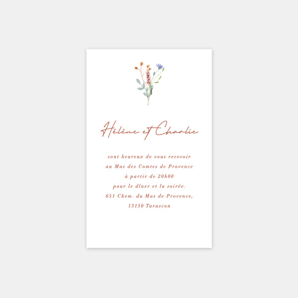 Wedding invitation card with country coat of arms