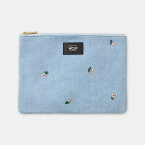 Large denim pencil case - Ines