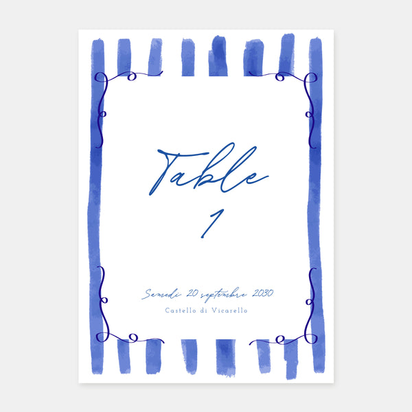 Marque table jolies lignes - 5ex