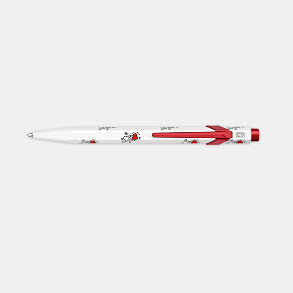 Stylo bille 849 Keith Haring blanc