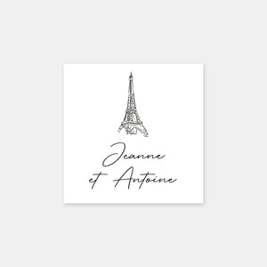 Tampon personnalisé tour Eiffel