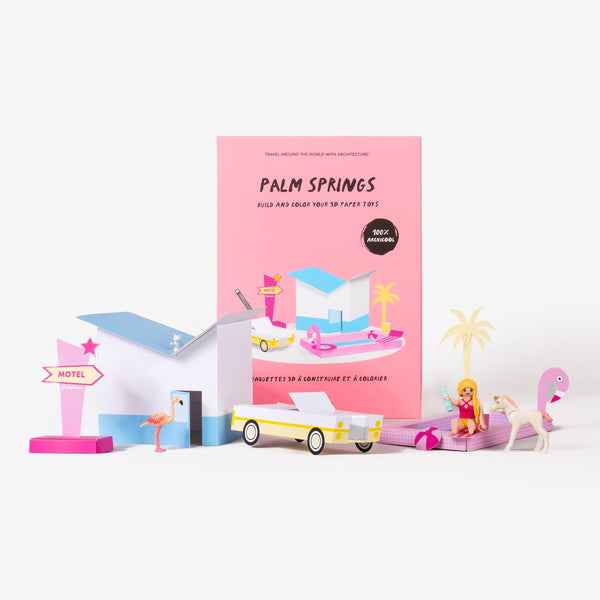 Maquette 3D en papier - Palm springs