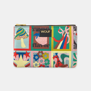 Großes Federmäppchen mit Leopardenmuster