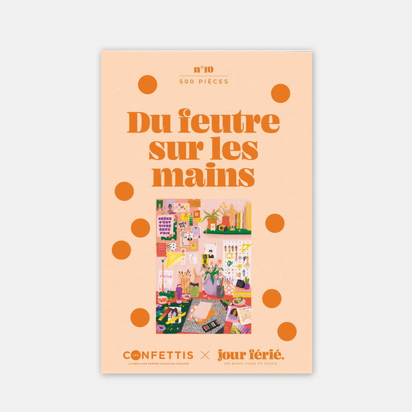 Puzzle du feutre sur les mains - 500 pièces