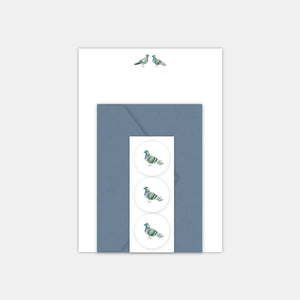 Set de papiers à lettre - Pigeons