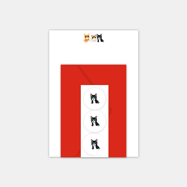 Set de papiers à lettre - les Chats