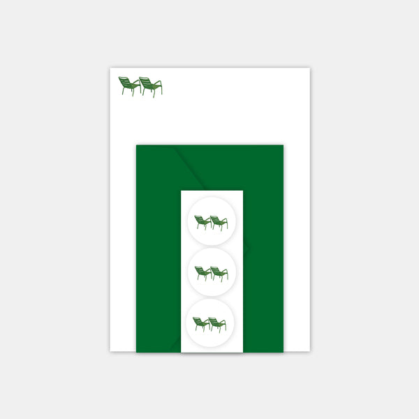 Set de papiers à lettre - Jardins du Luxembourg