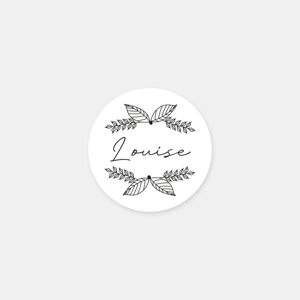 Stickers personnalisés naissance licorne