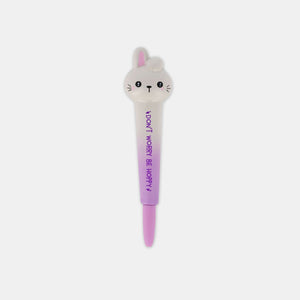 Stylo à encre gel antistress - Lapin