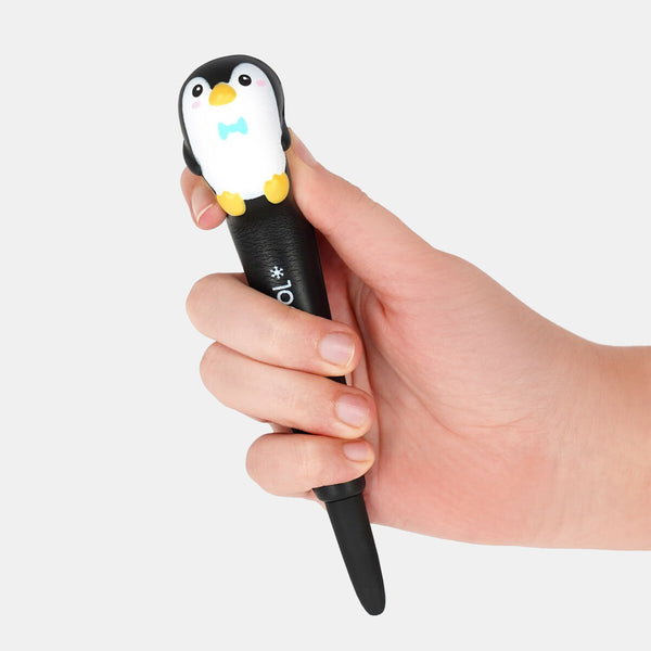 Stylo à encre gel antistress - Pingouin