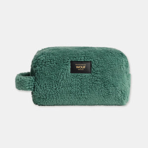 Teddy travel toiletry bag - Moss