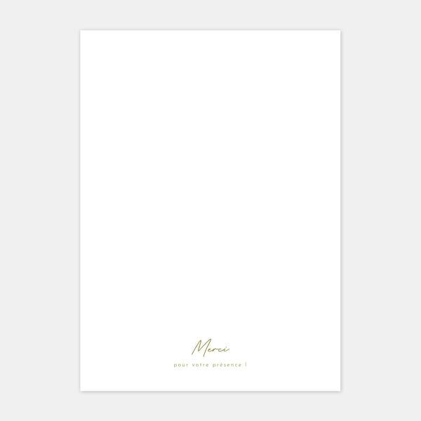 Vineyard engraving wedding booklet