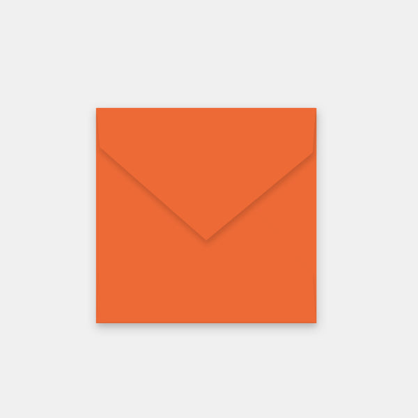 Enveloppe 140x140 mm velin orange