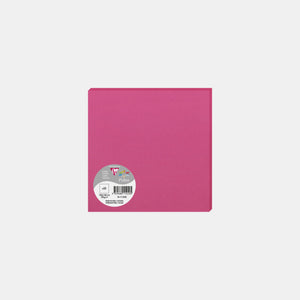 Carte 160x160 velin 210g rose fuchsia Pollen