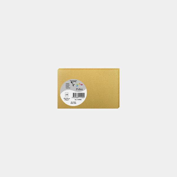 Card 82X128 iridescent 210g gold Pollen