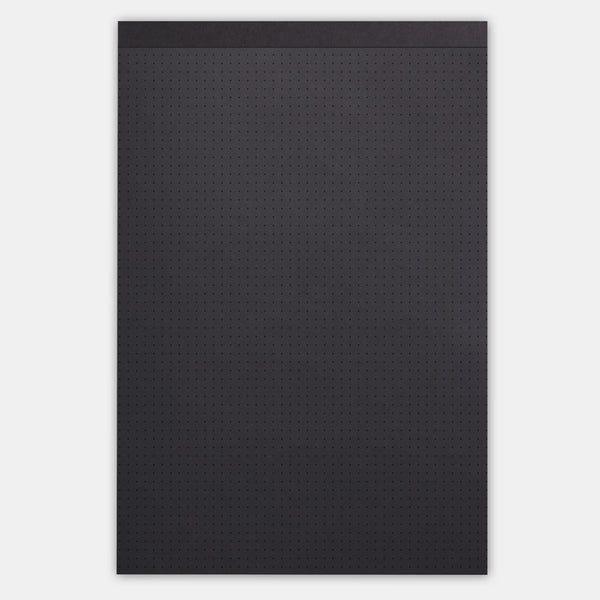 Bloc maya A5 cross and dot papier noir 120 g/m²