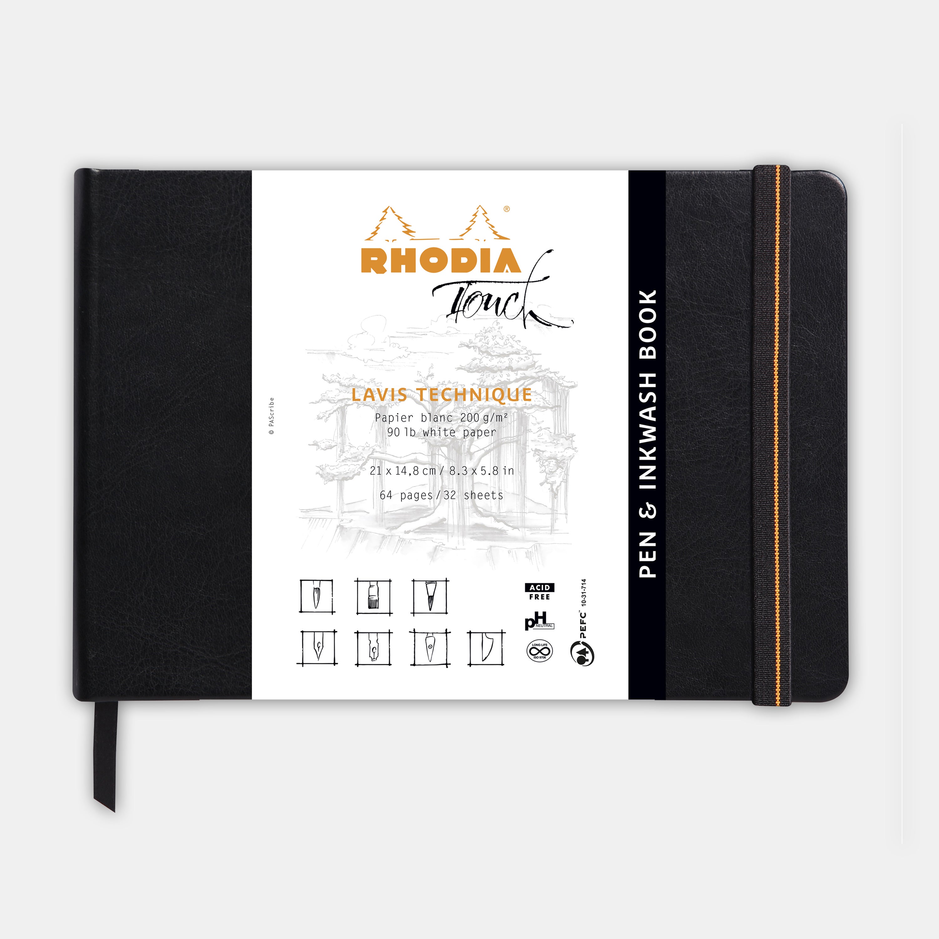 Carnet Rhodia Touch Aquarelle Clairefontaine
