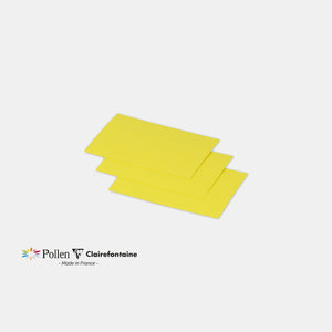 Karte 70x95 Pergament 210g sonnengelber Pollen