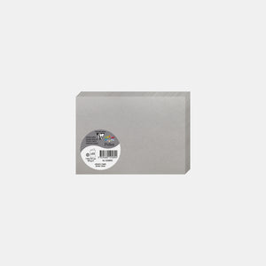 Vorgefaltete Karte 110x210 schillernd 210g Silber Pollen
