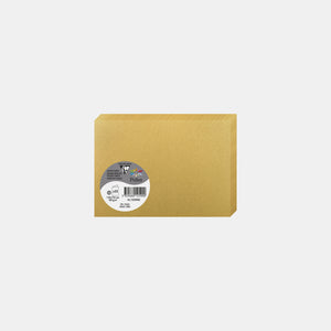 Vorgefaltete Karte 110x210 schillernd 210g Gold Pollen