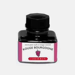 Bouteille 30 ml encre pour stylo rouge bourgogne