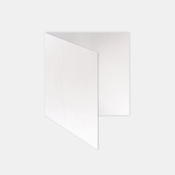 Pre-folded card 130x260mm crystal metallic