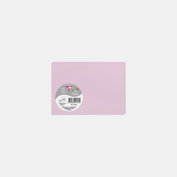 Card 110x155 vellum 210g sugared pink Pollen