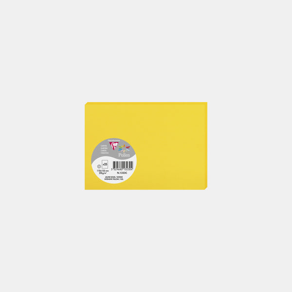 Card 110x155 vellum 210g sunny yellow Pollen