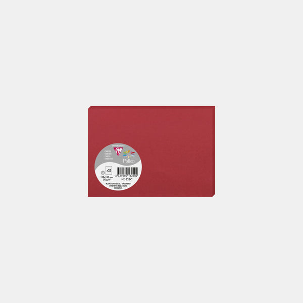 Card 110x155 vellum 210g red currant Pollen