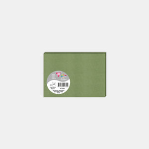 Card 110x155 vellum 210g sage green Pollen