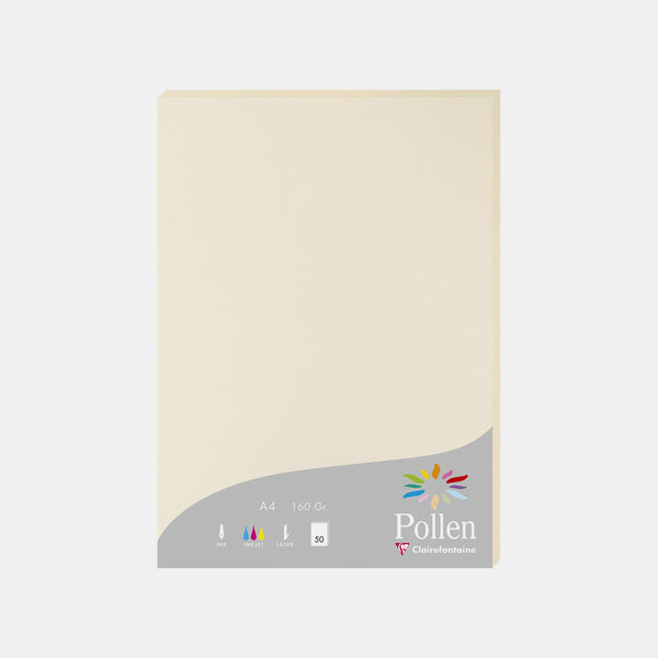 A4 vellum sheet 160g ivory Pollen