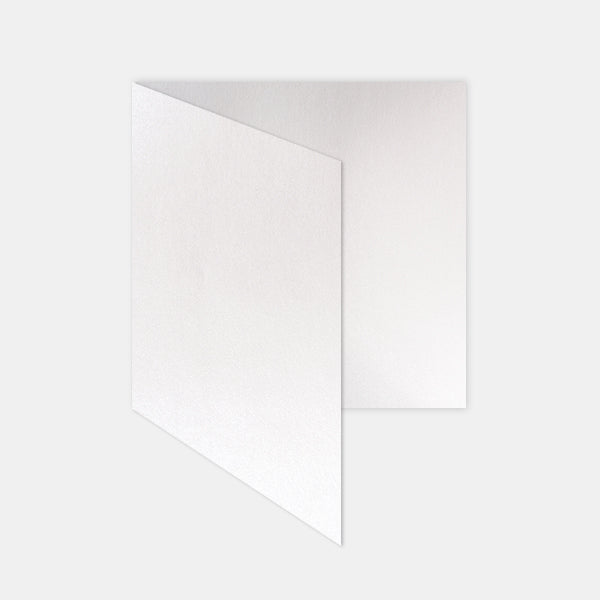 Pre-folded card 145x290mm crystal metallic