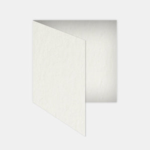 Pre-folded card 145x290mm natural milk 