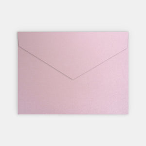 Envelope 140x190 mm metallic powder pink