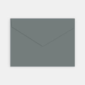 Enveloppe 140x190 mm velin gris gallet