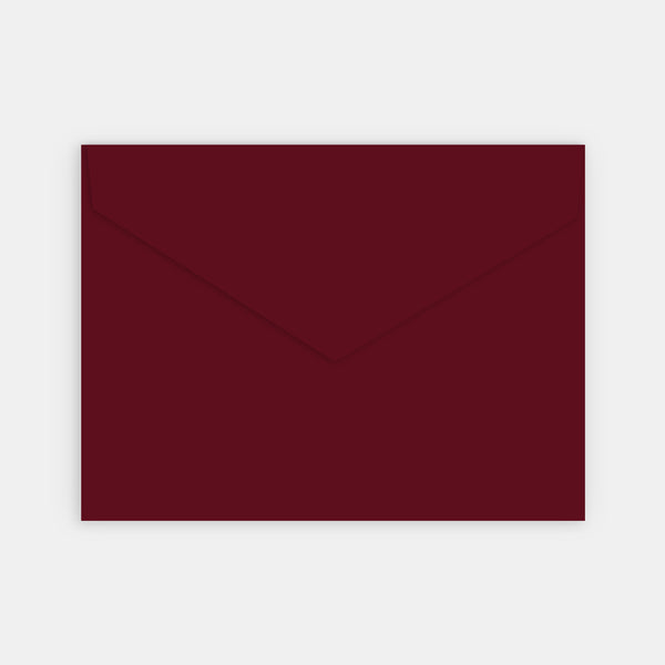 Envelope 140x190 mm burgundy vellum