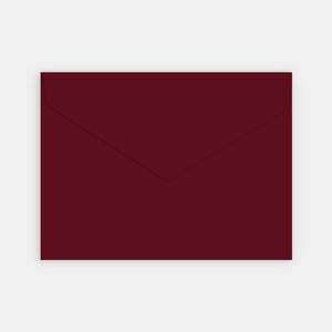 Envelope 140x190 mm burgundy vellum