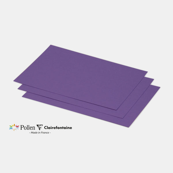 Card 158x222 vellum 210g purple Pollen