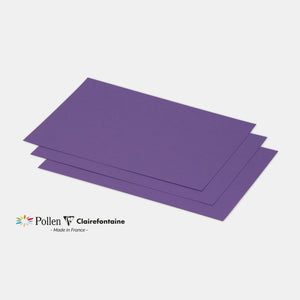 Karte 158x222 Pergament 210g lila Pollen