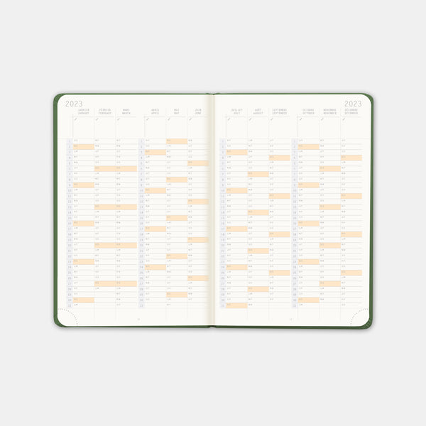 Agenda 2023 Rhodia a6 sauge