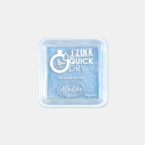 Pastel blue quick-drying ink pad