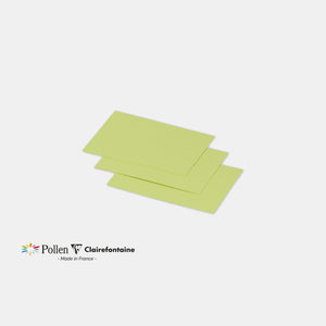Carte 70x95 velin 210g vert bourgeon Pollen