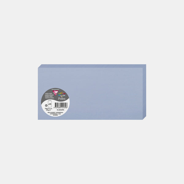 Pre-folded card 213x213 vellum 210g lavender blue Pollen