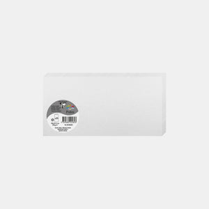 Vorgefaltete Karte 213x213 schillernd 210g schillernd weiß Pollen