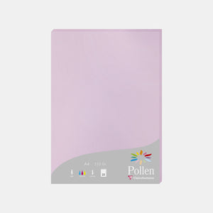 Feuille A4 velin 210g lilas Pollen