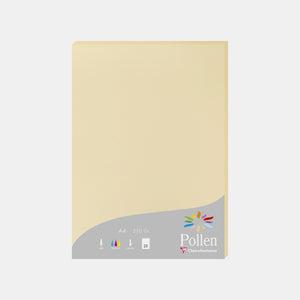 Feuille A4 velin 210g chamois Pollen