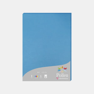 A4 vellum sheet 210g turquoise blue Pollen