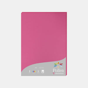 Feuille A4 velin 210g rose fuchsia Pollen