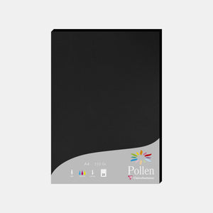 A4 vellum sheet 210g black Pollen